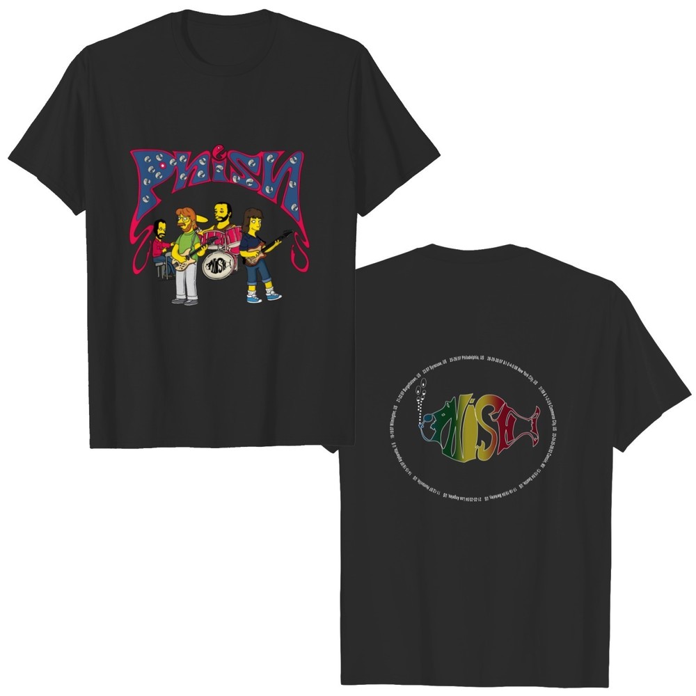 Phish Simpsons Tshirt Retro Style 2 sided Shirt
